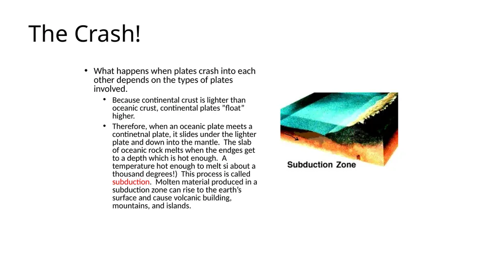 Plate Tectonics They’re Pulling Apart! When plates - slide 3 of 12
