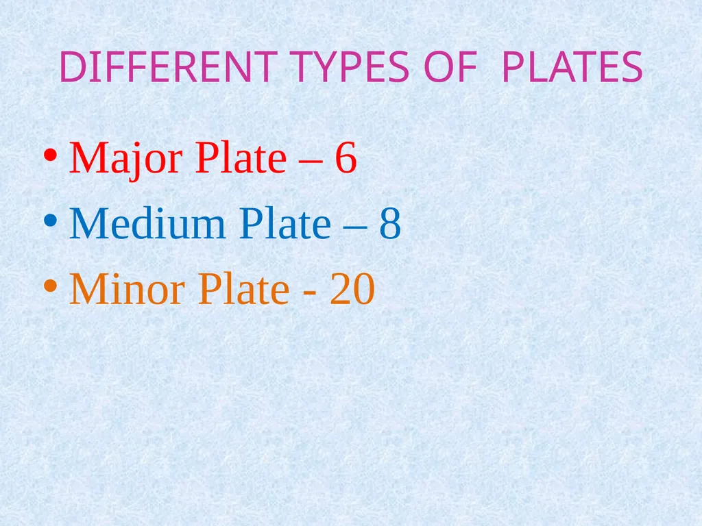 WHAT IS PLATE ? IN 1965 TUZO WILSON coined the - slide 3 of 5