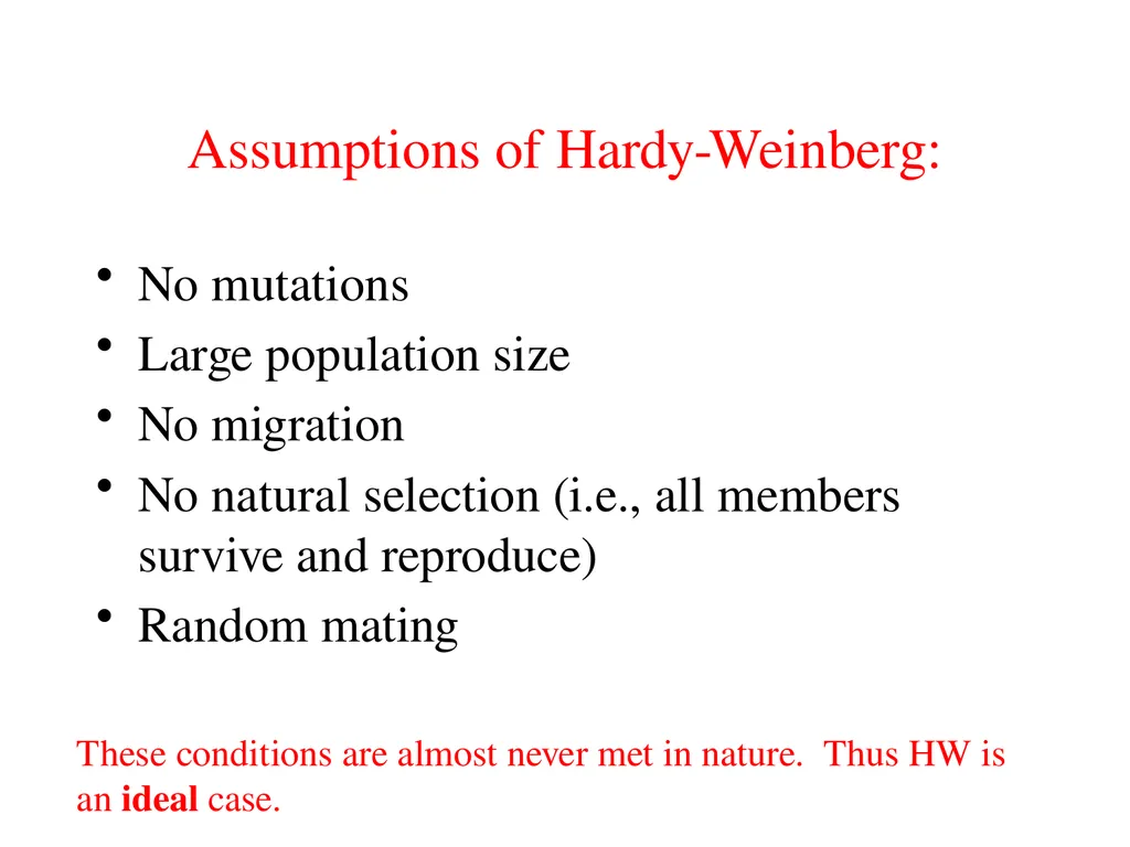 The Evolution of Populations Chapter 23 BCOR 012 - slide 15 of 38