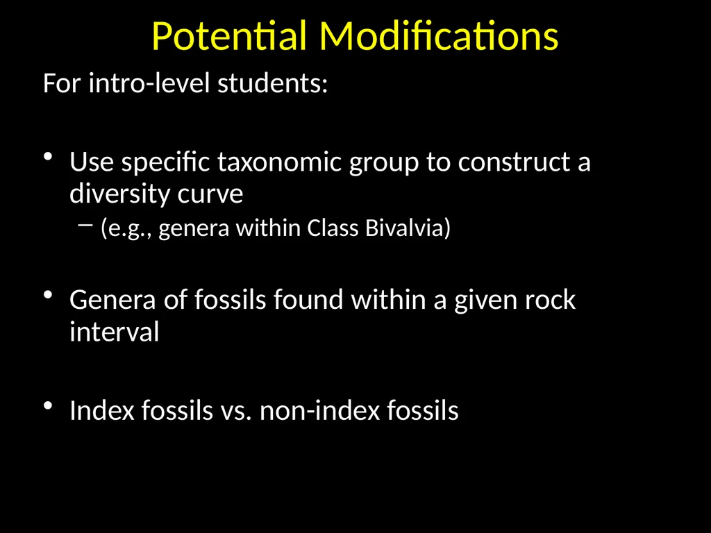 Range-Through Chart and Diversity Curve Lab Dr. - slide 19 of 21