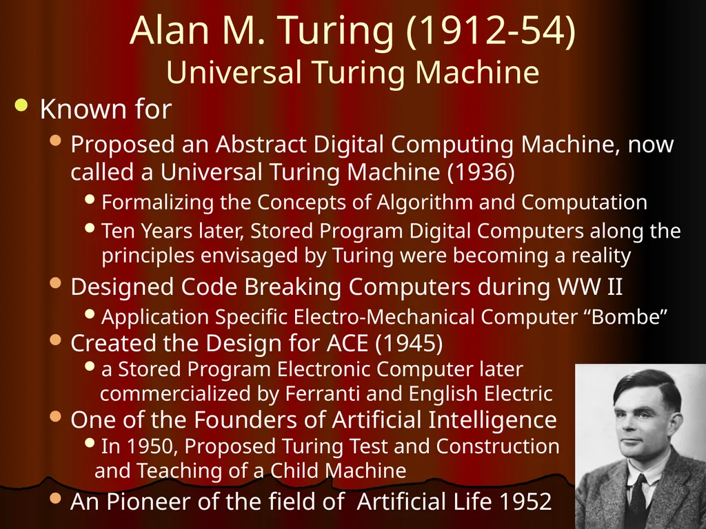 Origins of Computing – Post 1900 Raj Reddy - slide 5 of 25