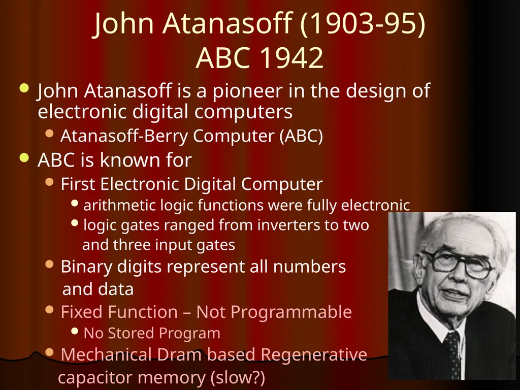 Origins of Computing – Post 1900 Raj Reddy - slide 13 of 25