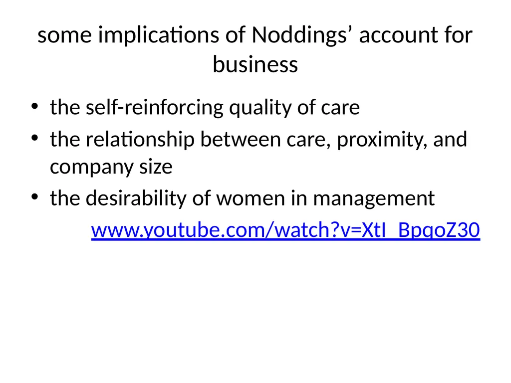 Ethics Theory and Business Practice 8.1 Feminine - slide 11 of 13