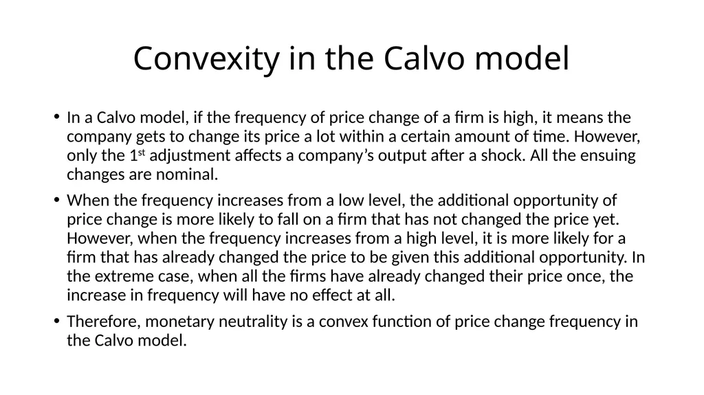 Monetary Non-Neutrality in a Multi-Sector Menu - slide 23 of 28