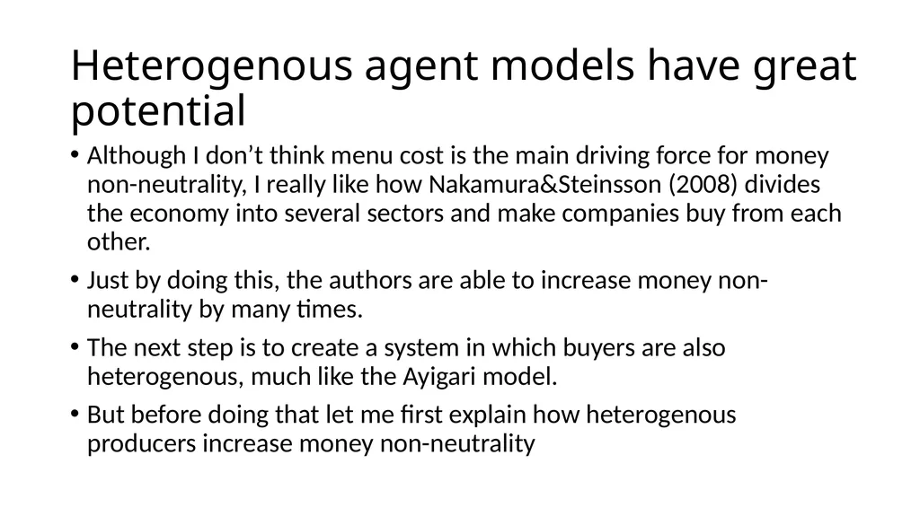 Monetary Non-Neutrality in a Multi-Sector Menu - slide 19 of 28
