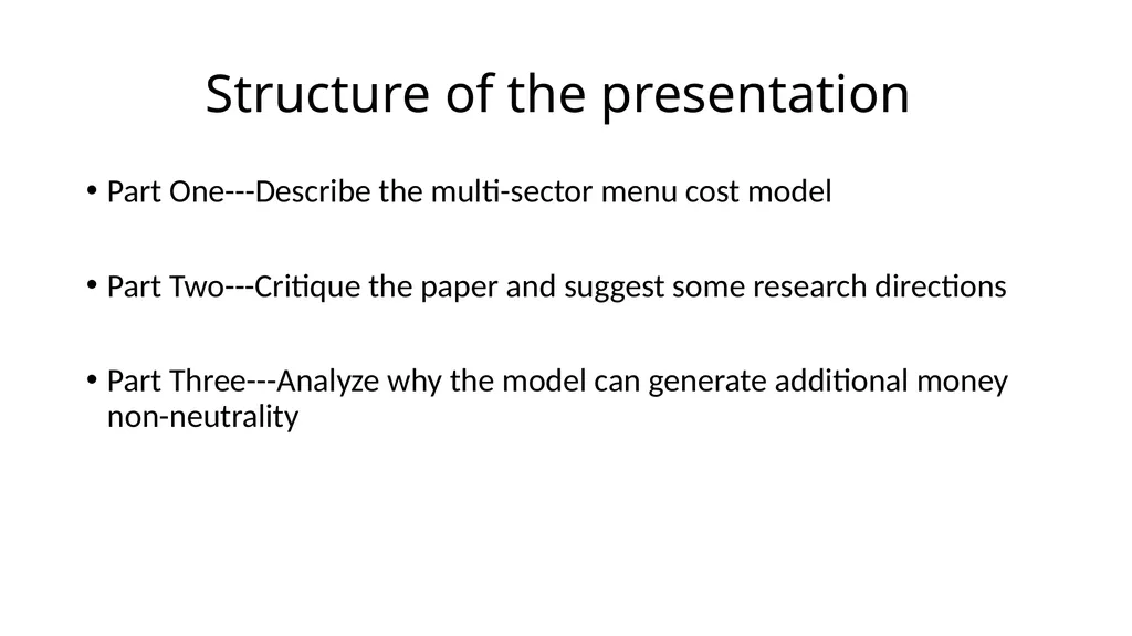 Monetary Non-Neutrality in a Multi-Sector Menu - slide 3 of 28