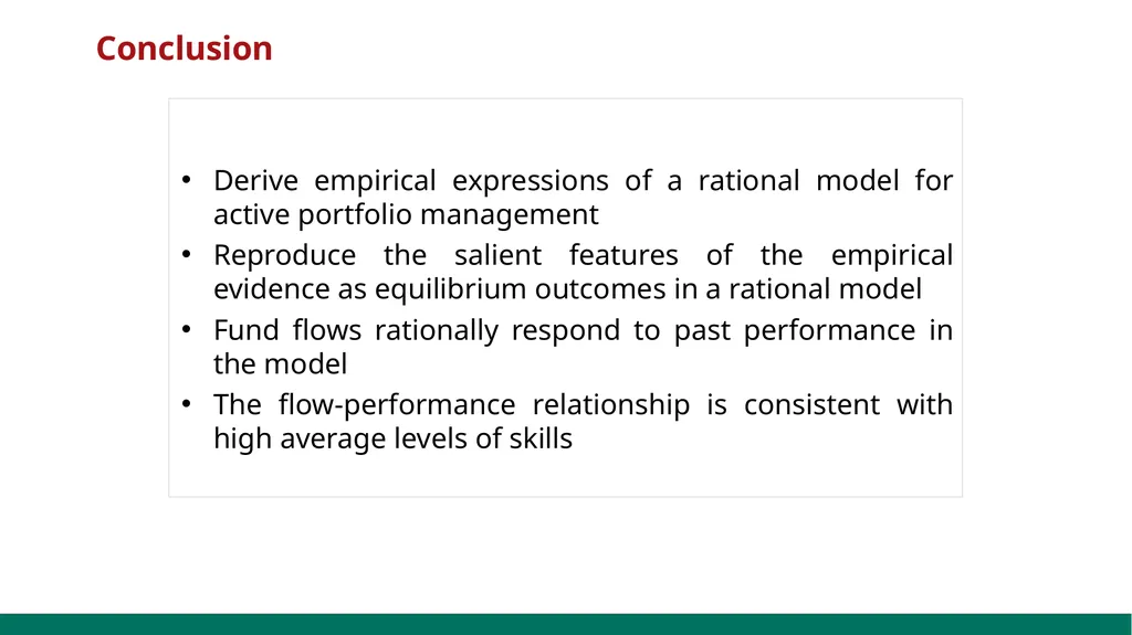 Mutual Fund Flows and Performance in Rational - slide 14 of 16