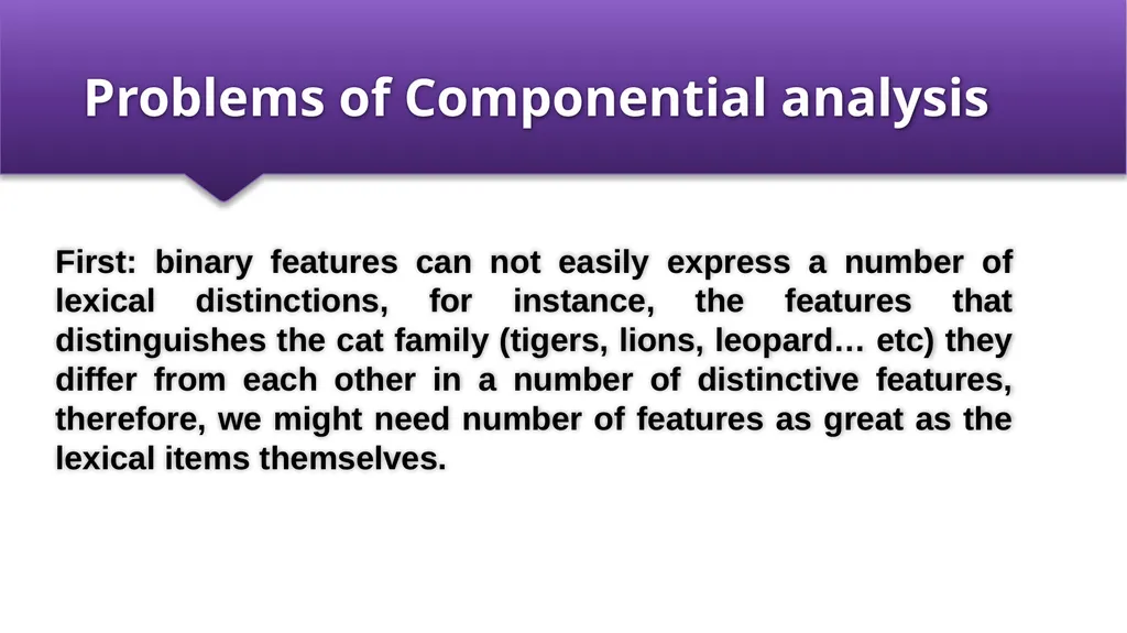 Componential Analysis and Verb Meaning Prepared by - slide 8 of 22