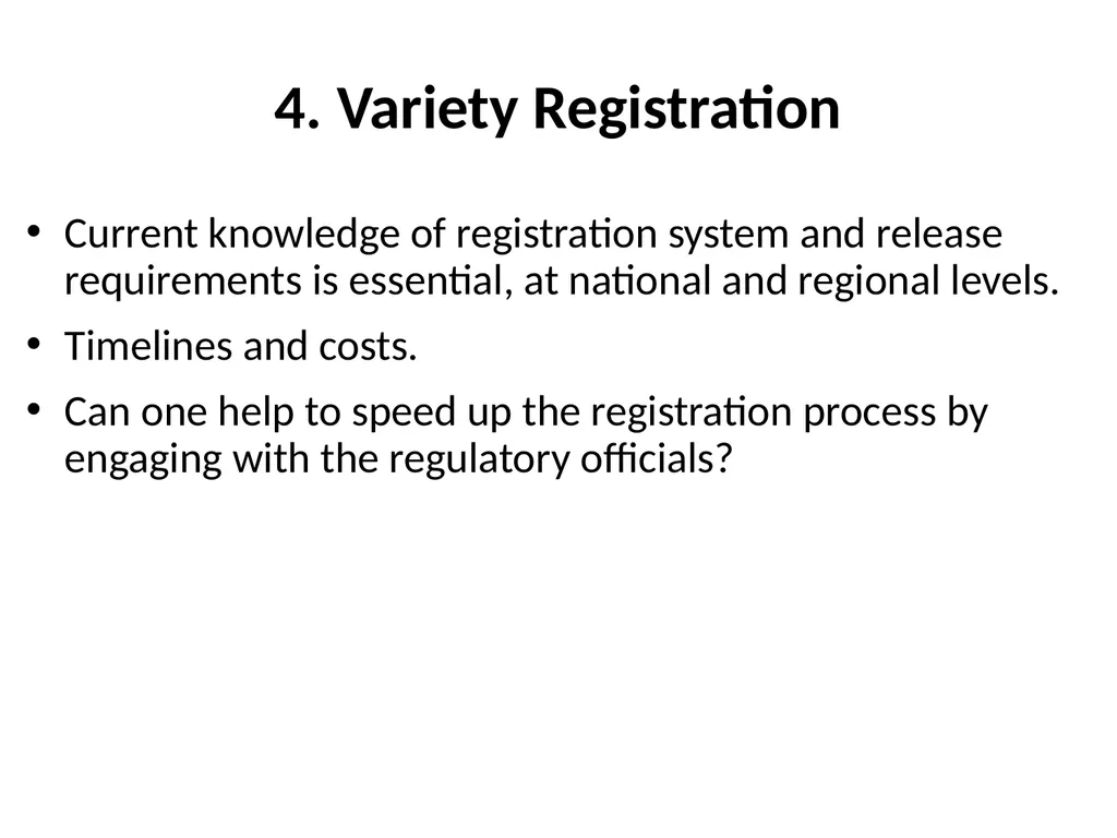 Chapter 5 Variety Development Strategy and Stage - slide 30 of 34