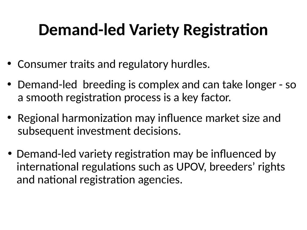 Chapter 5 Variety Development Strategy and Stage - slide 31 of 34