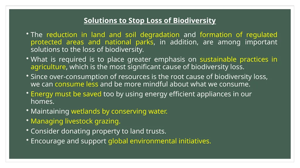 Loss of bio-diversity Prepared by Anindita - slide 9 of 10