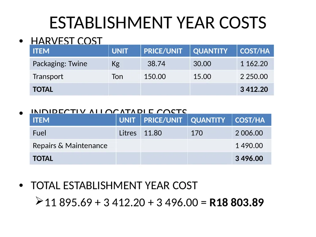 PRODUCTION AND MARKETING OF LUCERNE NTOKOZO - slide 31 of 34