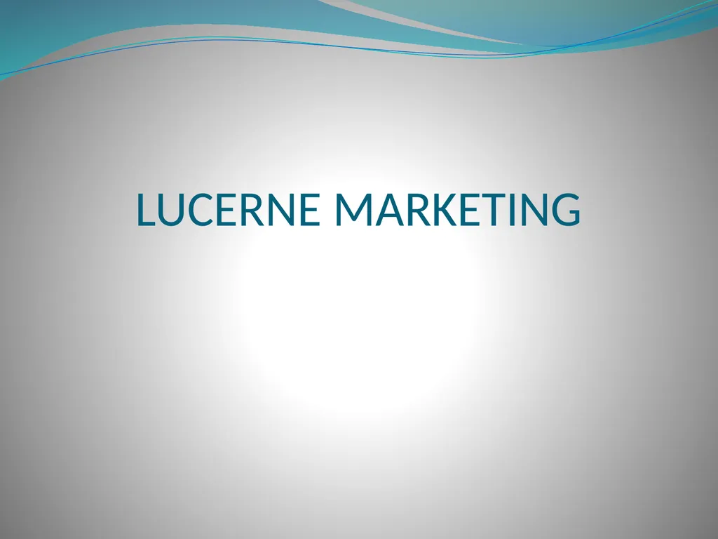 PRODUCTION AND MARKETING OF LUCERNE NTOKOZO - slide 18 of 34
