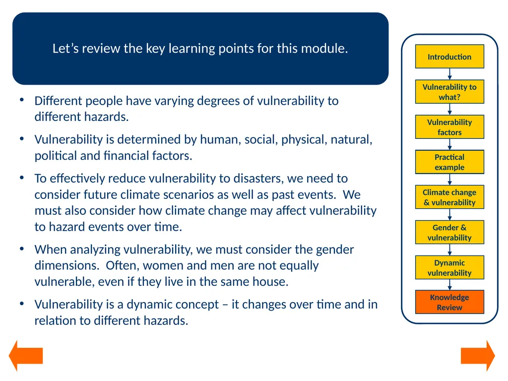 Module 2 Understanding vulnerability Integrating - slide 23 of 27