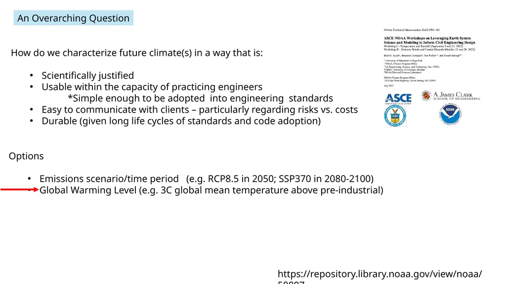 Some Implications of Using Global Warming Levels - slide 2 of 12