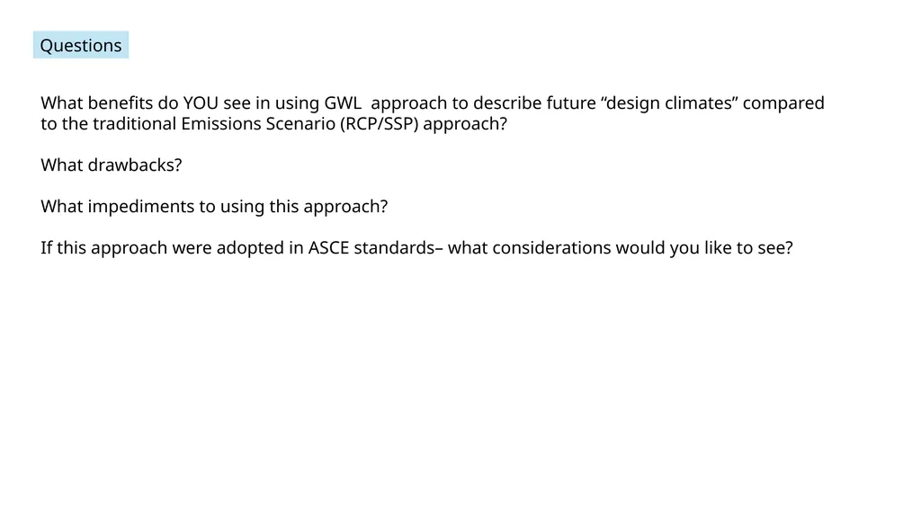 Some Implications of Using Global Warming Levels - slide 10 of 12