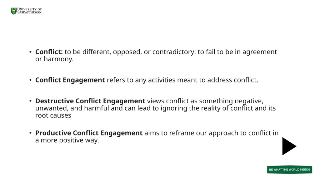 Introduction to Conflict Escalation by Jae Morgans - slide 3 of 8