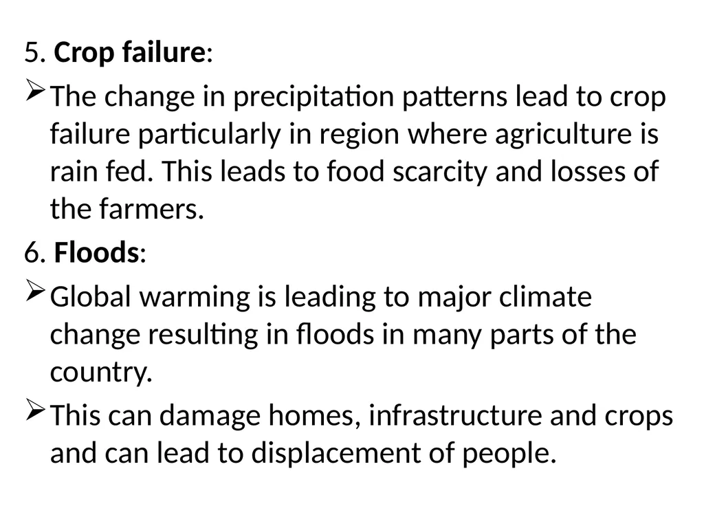 Global Warming Global warming is the long run rise - slide 6 of 7