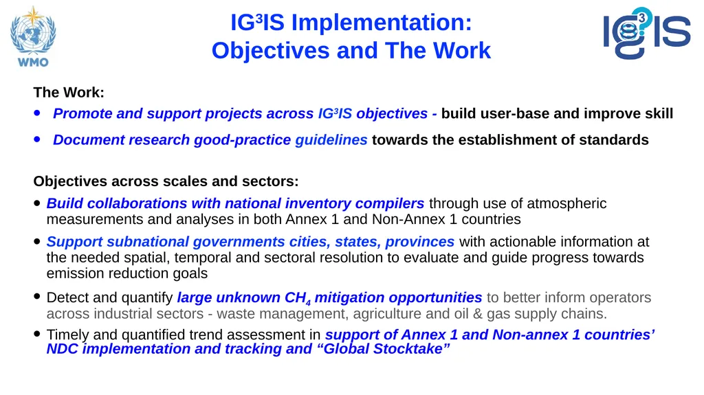 IG3IS - Integrated Global Greenhouse Gas - slide 5 of 12