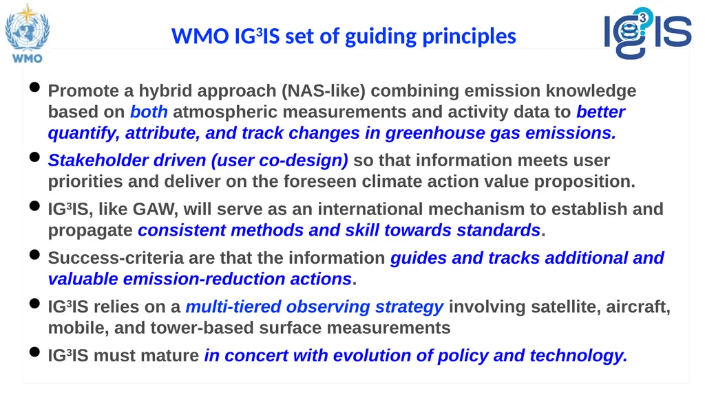 IG3IS - Integrated Global Greenhouse Gas - slide 4 of 12