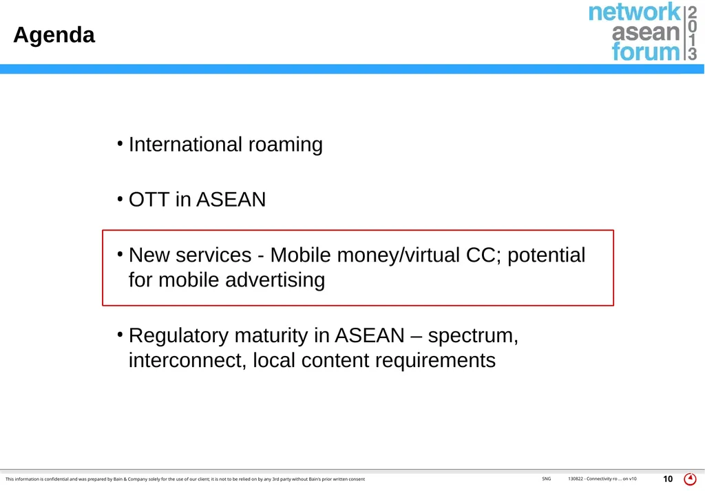 22nd to 23rd August, 2013 Shangri La Hotel - slide 10 of 17