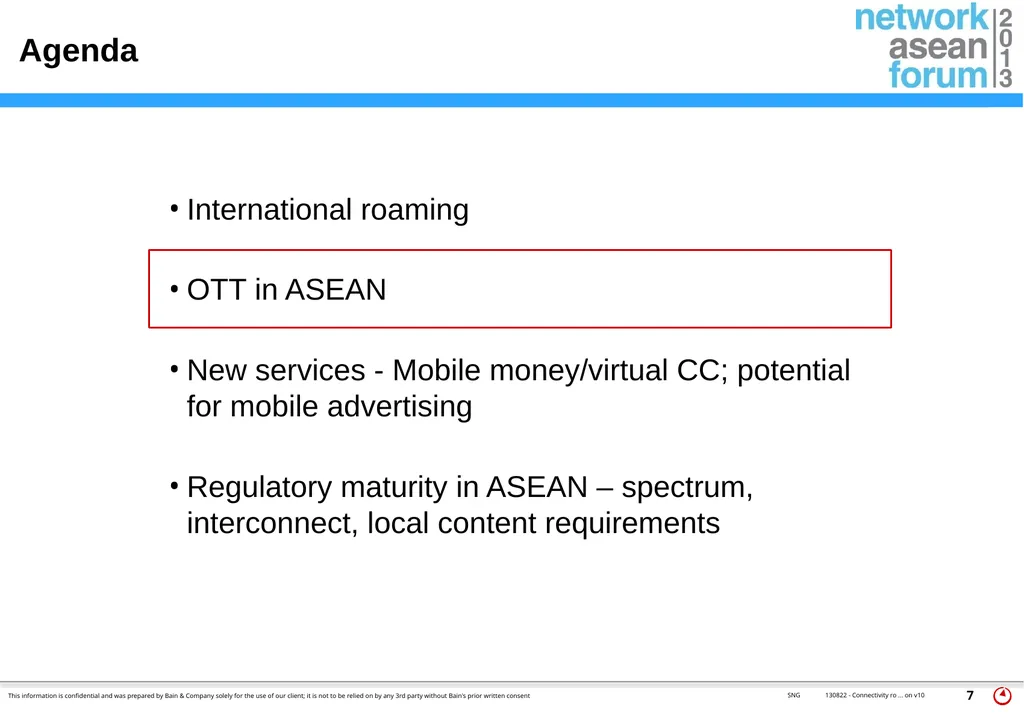 22nd to 23rd August, 2013 Shangri La Hotel - slide 7 of 17