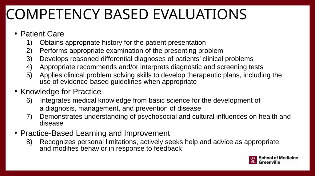 Important information for Clinical faculty April - slide 16 of 46