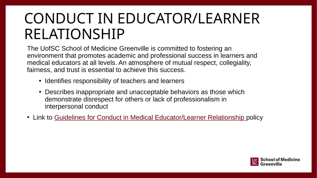 Important information for Clinical faculty April - slide 32 of 46