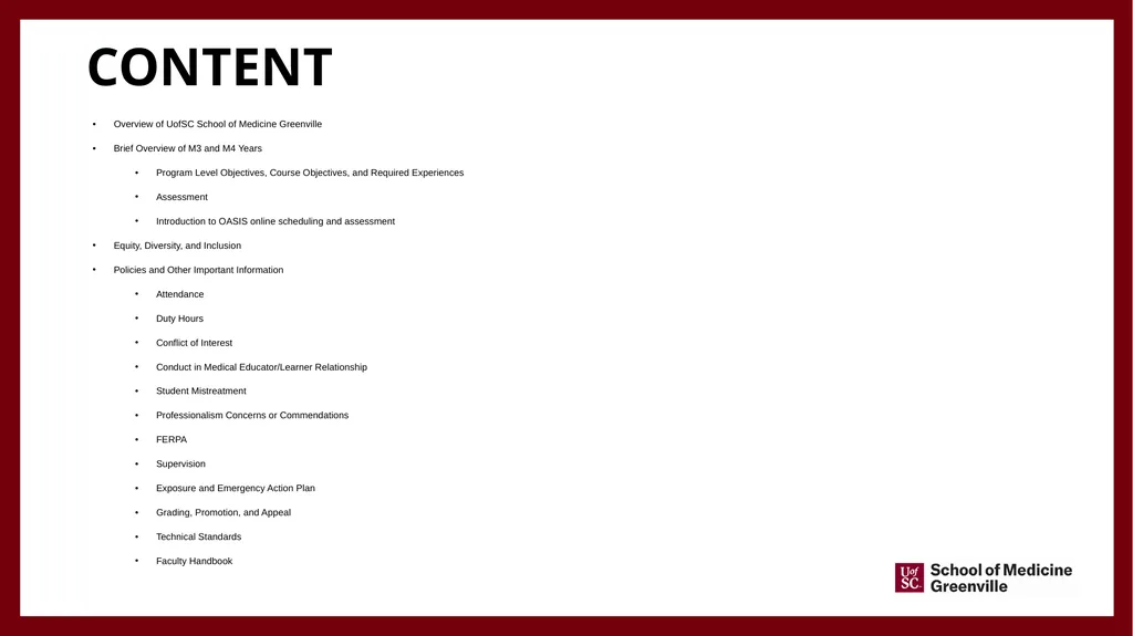 Important information for Clinical faculty April - slide 2 of 46