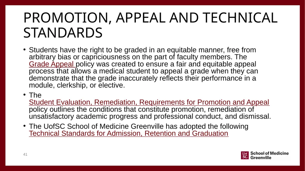 Important information for Clinical faculty April - slide 41 of 46