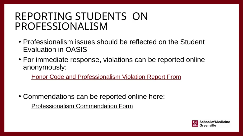 Important information for Clinical faculty April - slide 37 of 46