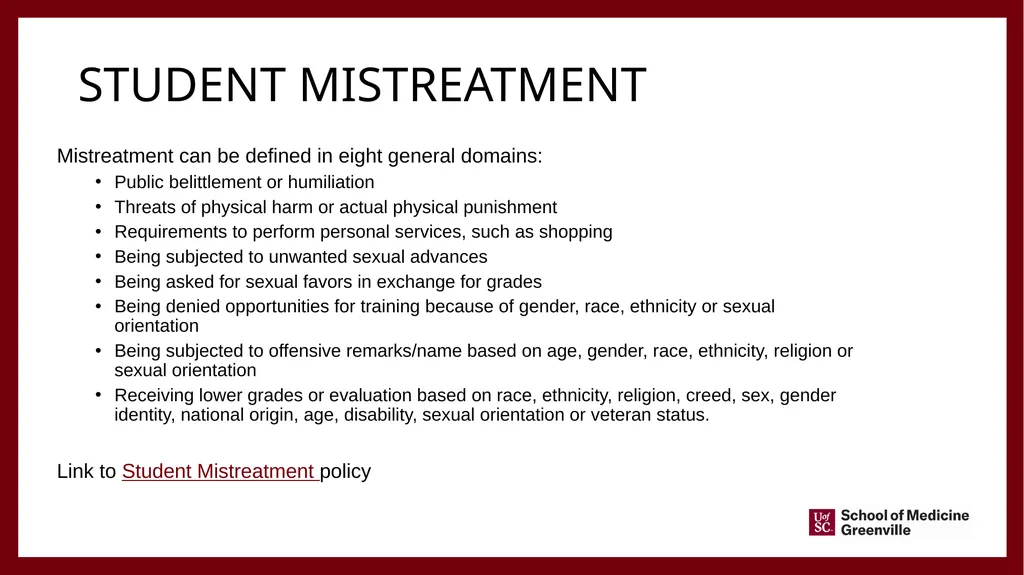 Important information for Clinical faculty April - slide 34 of 46