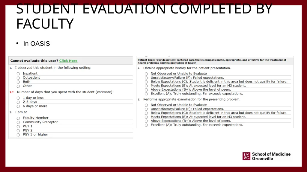 Important information for Clinical faculty April - slide 18 of 46