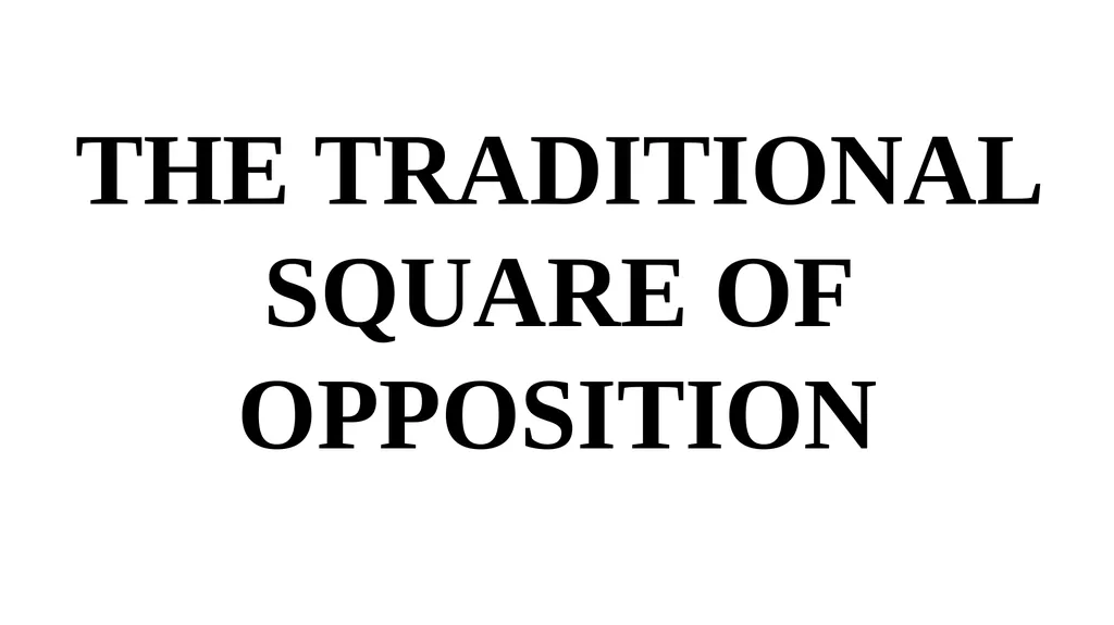 CATEGORICAL LOGIC What do we study today? - slide 40 of 47