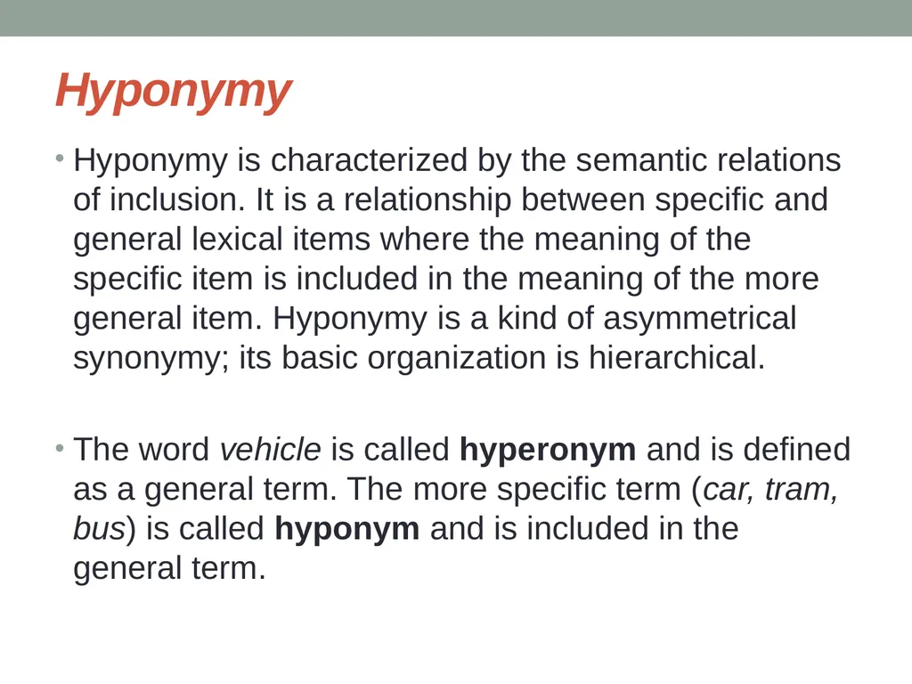 Semaseology Lecture 6 Semaseology 6.1. Definition - slide 25 of 27