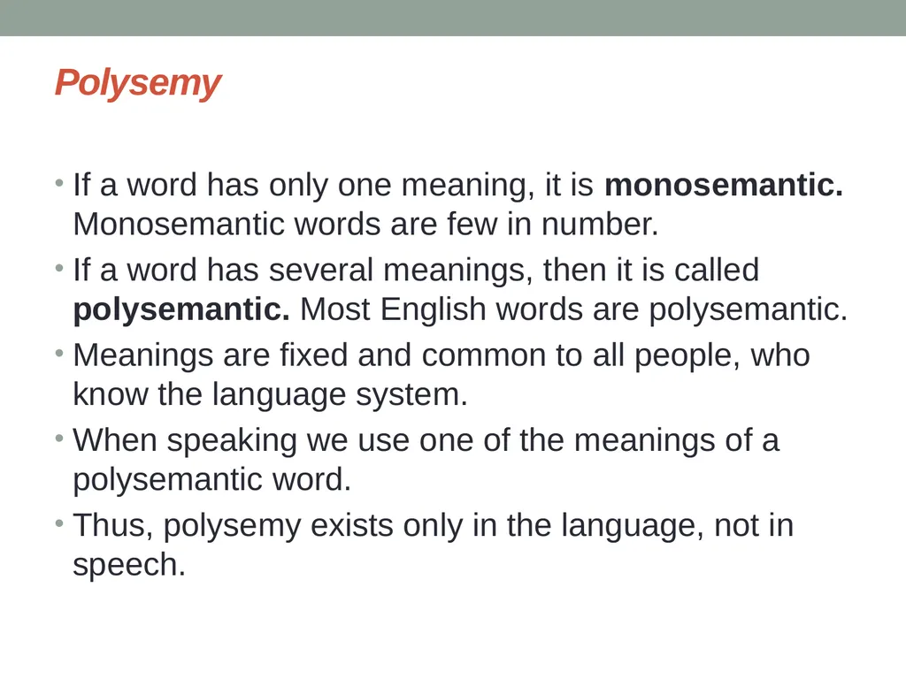 Semaseology Lecture 6 Semaseology 6.1. Definition - slide 16 of 27