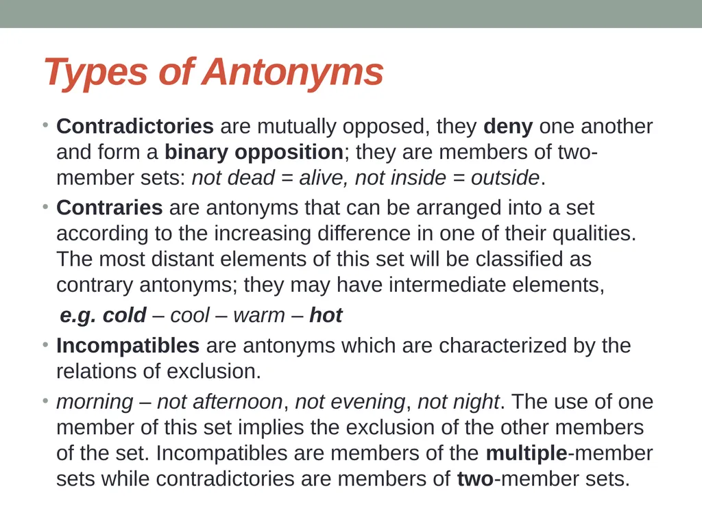 Semaseology Lecture 6 Semaseology 6.1. Definition - slide 24 of 27
