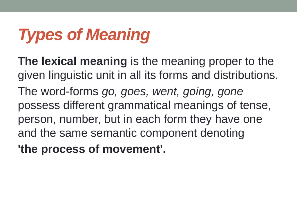 Semaseology Lecture 6 Semaseology 6.1. Definition - slide 6 of 27