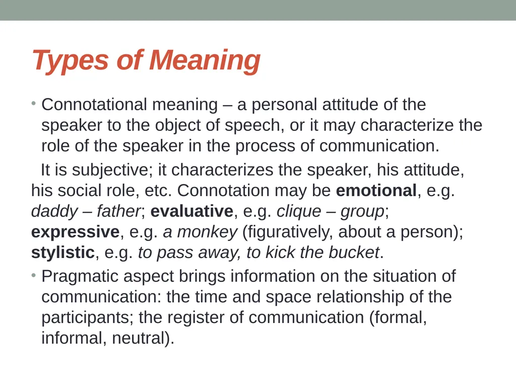 Semaseology Lecture 6 Semaseology 6.1. Definition - slide 8 of 27