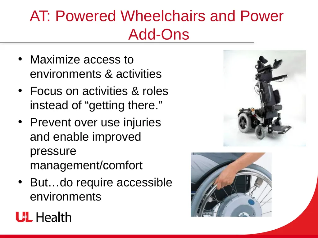 Assistive Technology Using the power of technology - slide 13 of 27