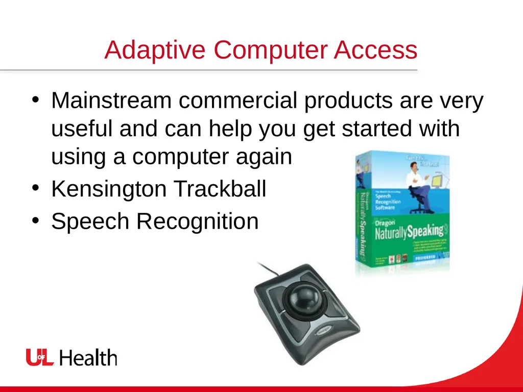 Assistive Technology Using the power of technology - slide 14 of 27