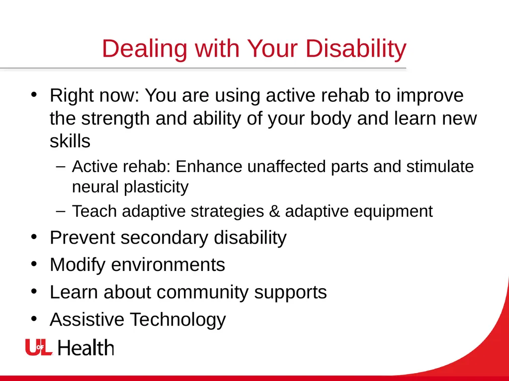 Assistive Technology Using the power of technology - slide 8 of 27