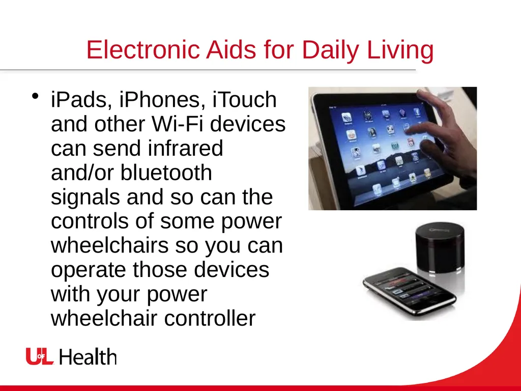 Assistive Technology Using the power of technology - slide 20 of 27