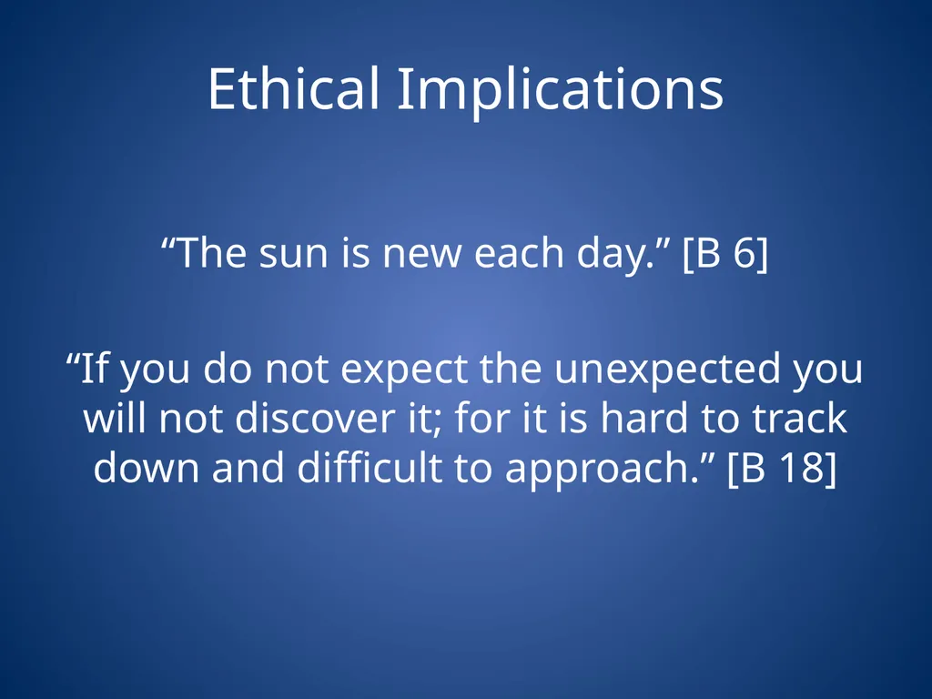 Heraclitus & Parmenides Heraclitus’ task Unity of - slide 10 of 23