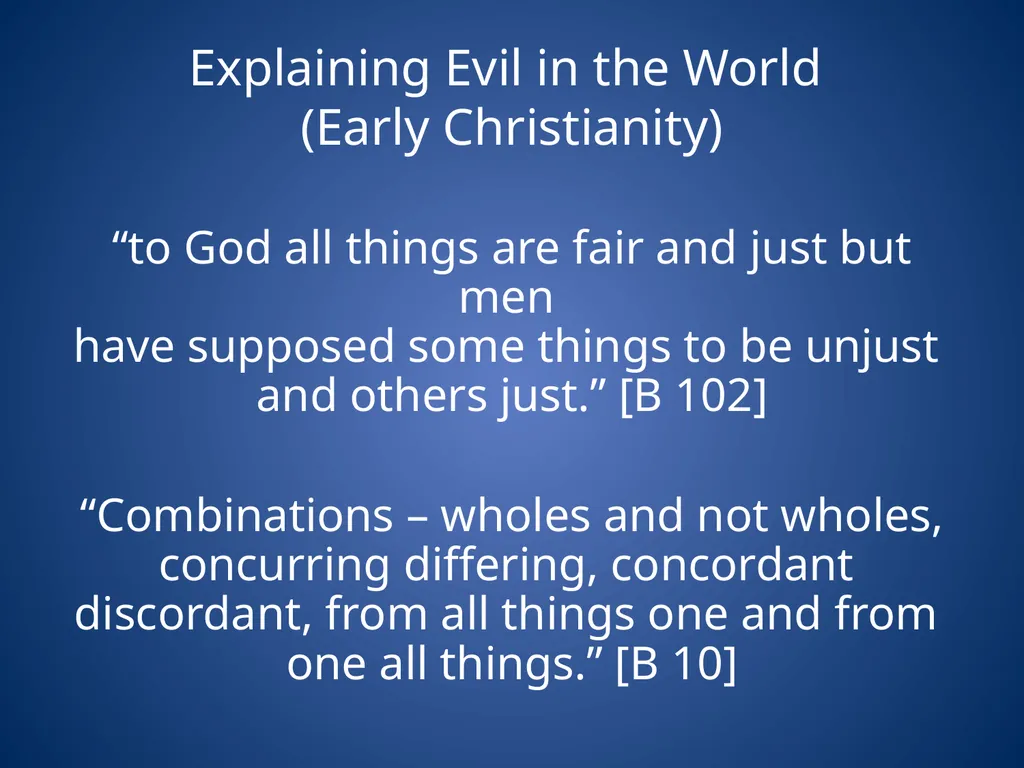 Heraclitus & Parmenides Heraclitus’ task Unity of - slide 8 of 23