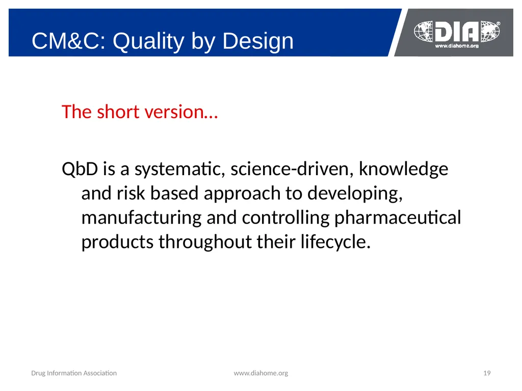 Development & The US FDA Approval of Generic Drugs - slide 19 of 35