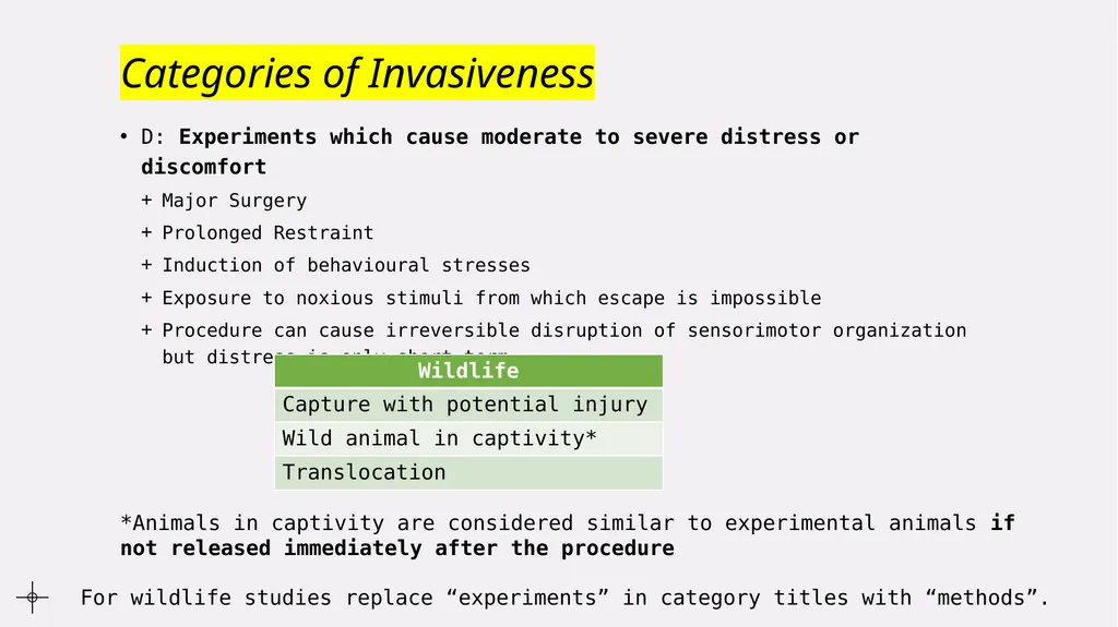 Animal Use Protocol Reviews Procedures and - slide 8 of 22