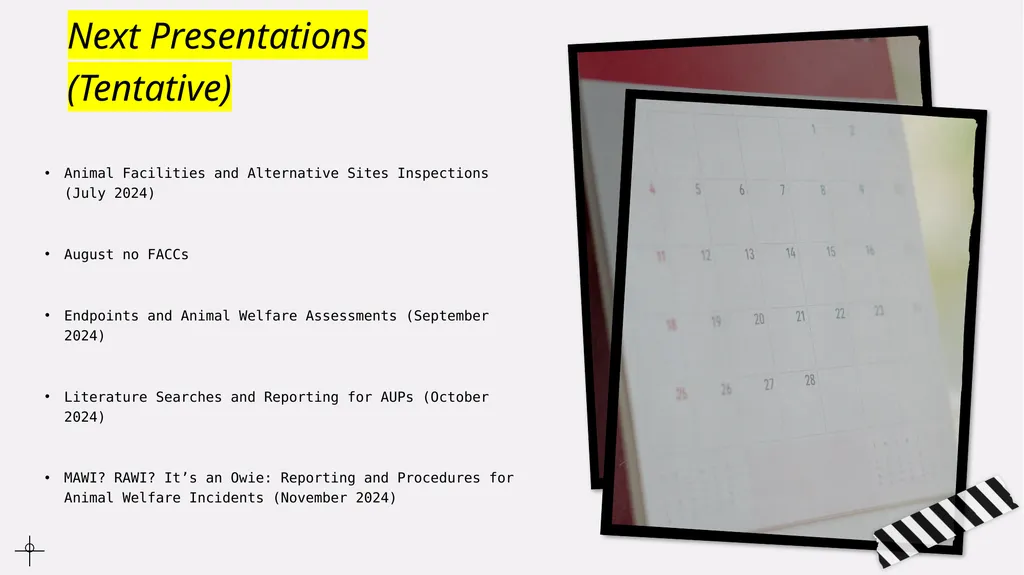 Animal Use Protocol Reviews Procedures and - slide 21 of 22
