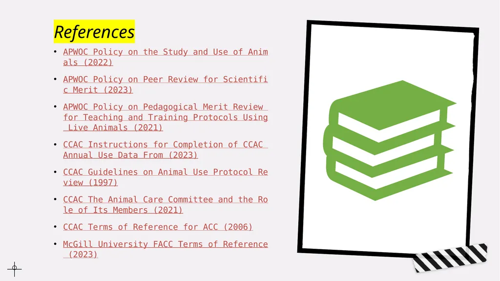 Animal Use Protocol Reviews Procedures and - slide 20 of 22