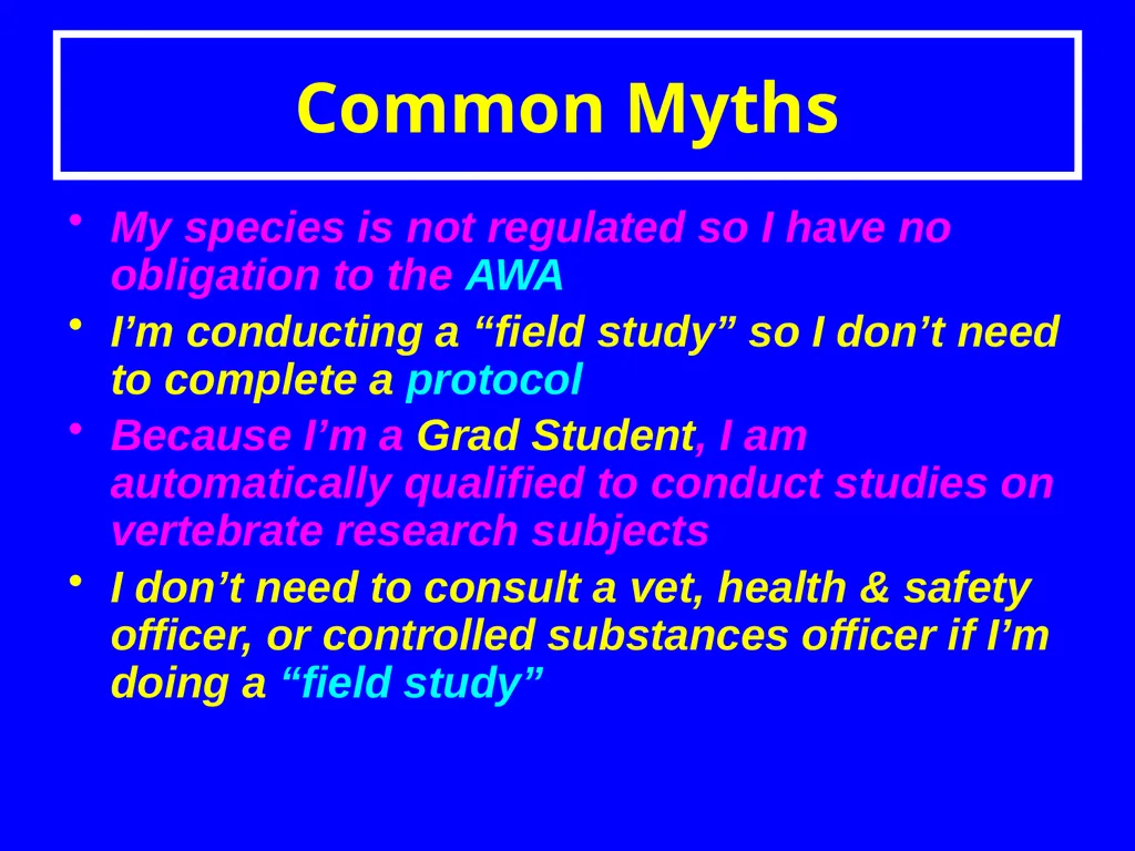 The Role and Responsibilities of Those Using - slide 8 of 14